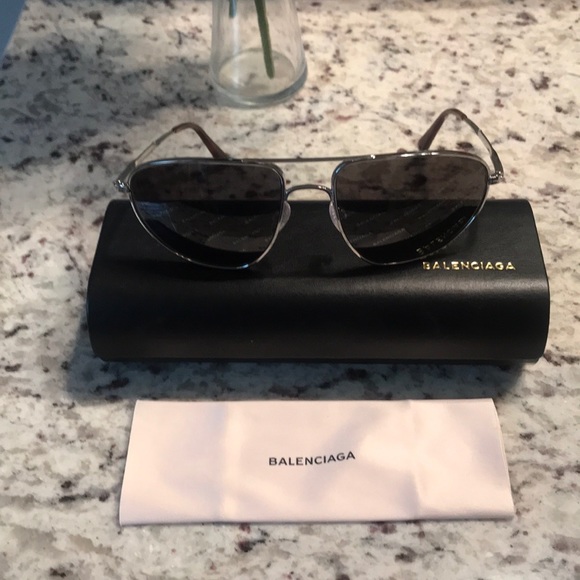 Balenciaga Accessories - Balenciaga avaitor sunglasses
